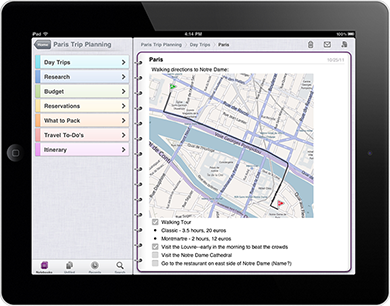 OneNote iPad